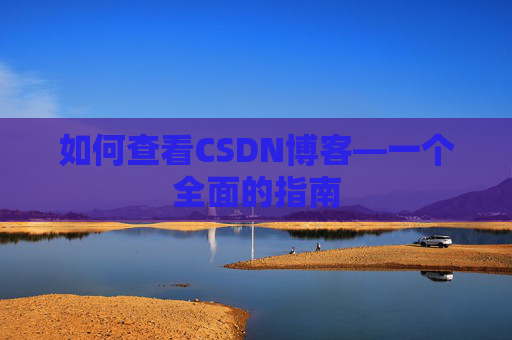 如何查看CSDN博客—一个全面的指南